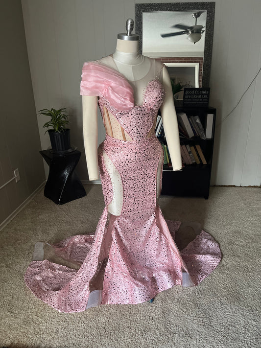 Beaded Corset Gown